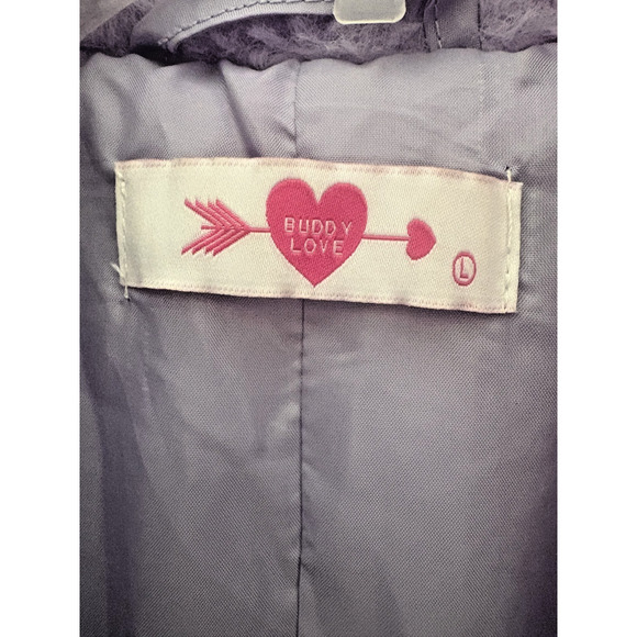 Buddy Love Purple Faux Fur Coat - Picture 2 of 5